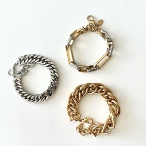 ZARA Bracelets three graduable bracelets three different models NWOT